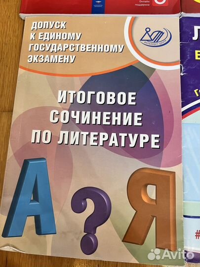 Пособия для подготовки к Егэ по литературе