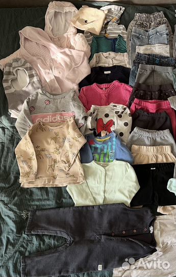 Детские вещи пакетом для девочек 74 80