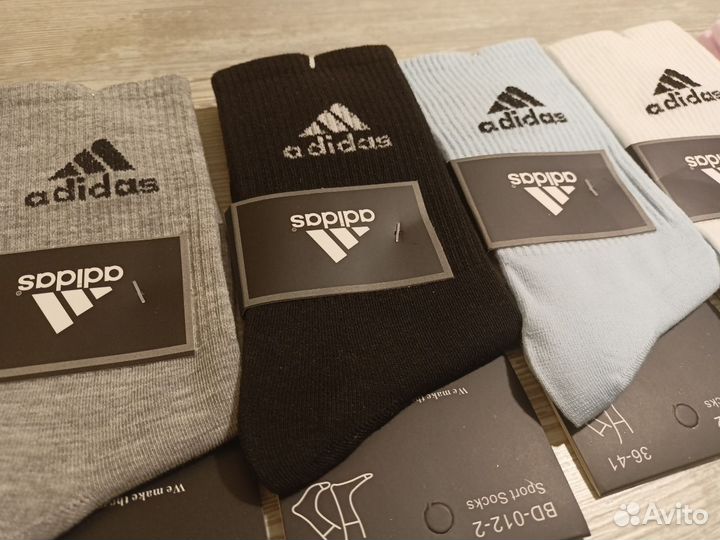 Носки Adidas женские высокие 36-41 размер