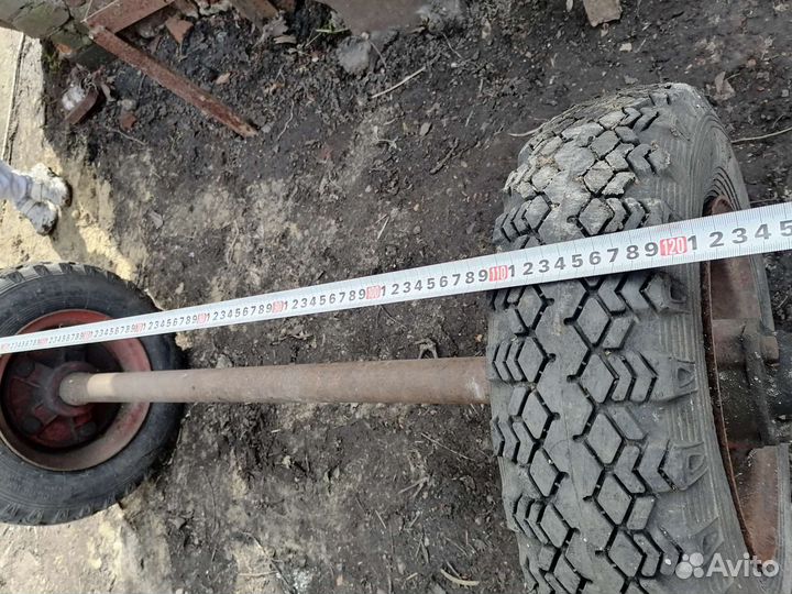 Колёса на оси