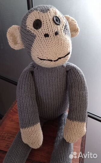 Мягкая игрушка ручная работа Обезьяна Чарли