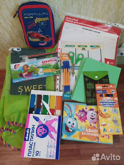 Набор первоклассника школьный, портфель