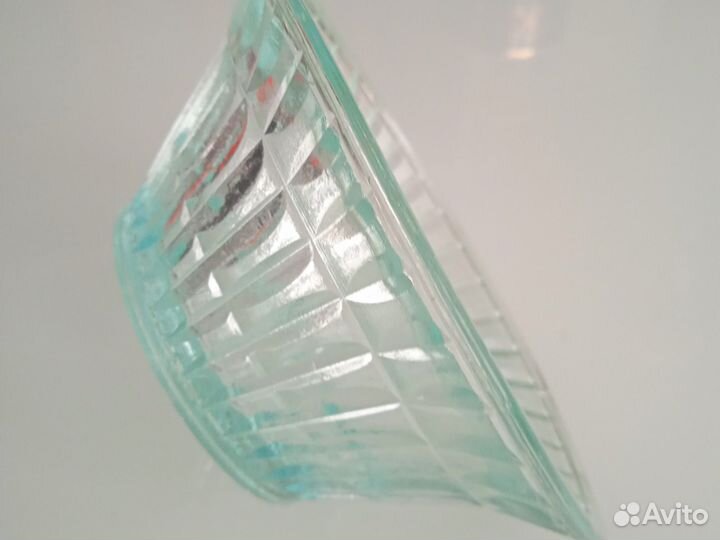 Вазочка цветное стекло СССР клеймо