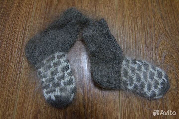 Детские пуховые носки и варежки