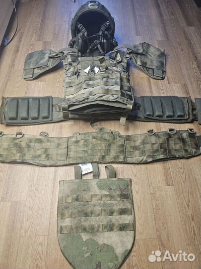 Бронежилет плитник/ полный комплект мох, мультикам