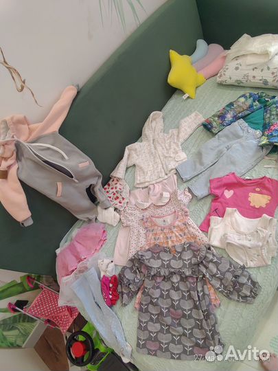 Одежда для девочки пакетом 74 80 86
