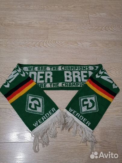 Футбольные шарфы real m, werder b, west ham, зенит