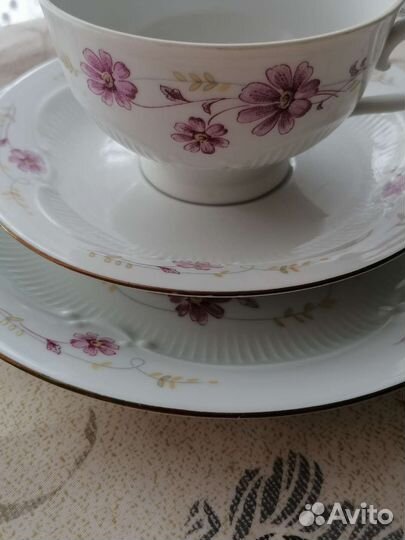 Чайный сервиз фарфор гдр