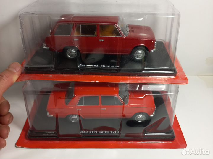 Модель автомобиля Ваз 2101 и 2102 в 1/24 масштабе
