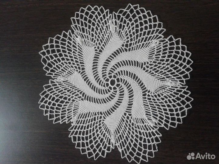 Салфетка вязаная крючком