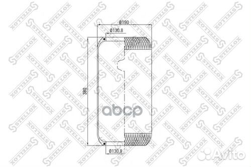 90-36336-SX пневмоподушка rviomn 9036336SX Ste