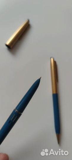Перо золотое и авто карандаш 
