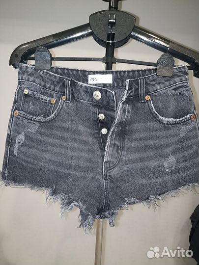 Джинсовые шорты Zara 36
