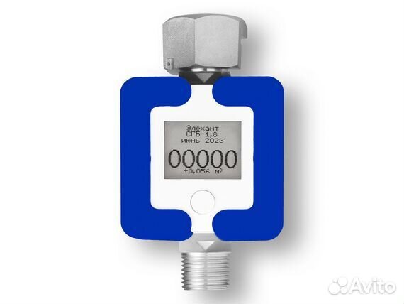 Счетчик газа сгб-1.8 без ТК Синий