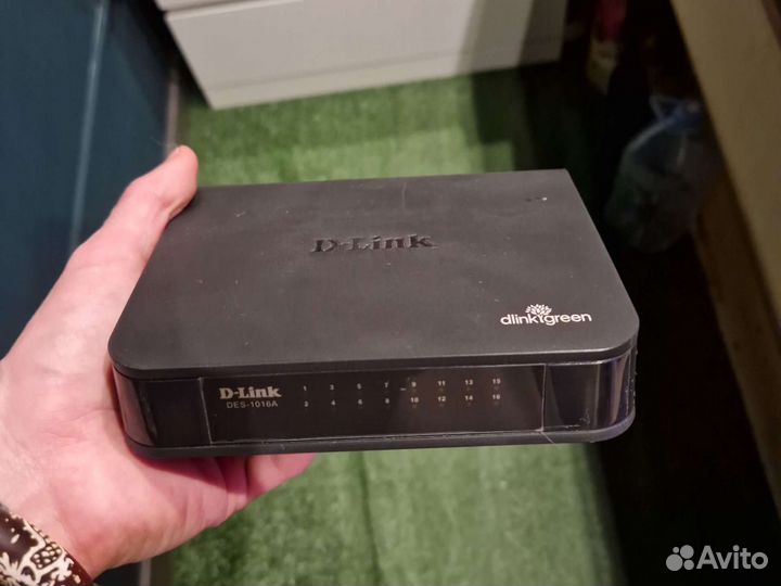 Коммутатор d-link des-1016a