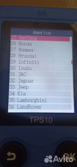 Программатор датчиков давления в шинах tps10