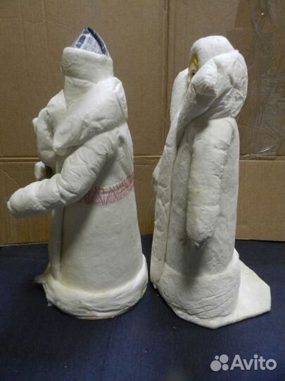 Дед мороз Снегурочка 32 см СССР