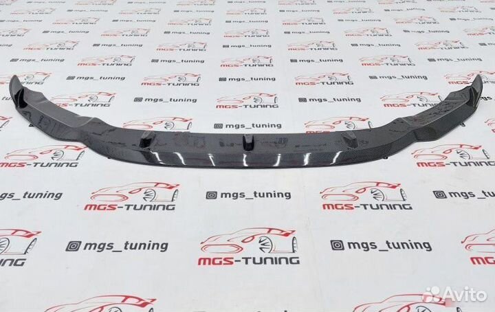 Губа переднего бампера BMW X6M F86 Hamann карбон