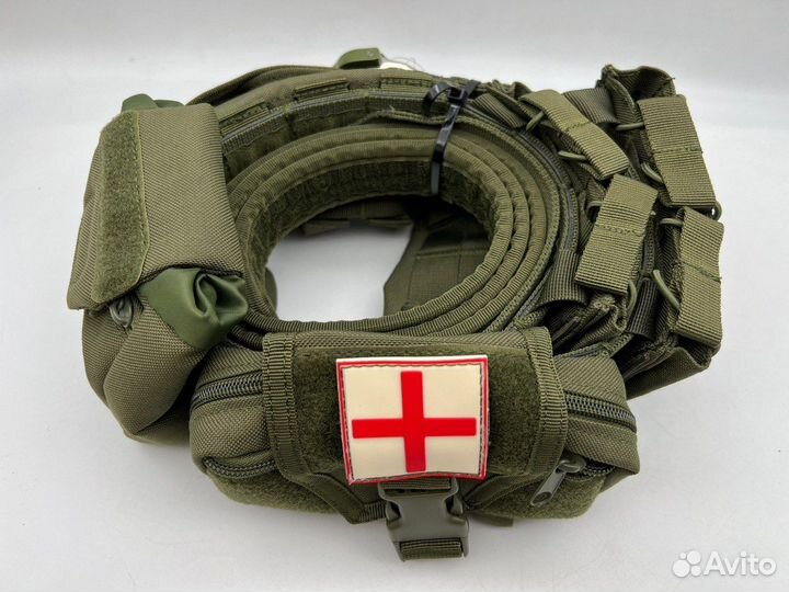 Пояс тактический разгрузочный с 5-тью подсумками