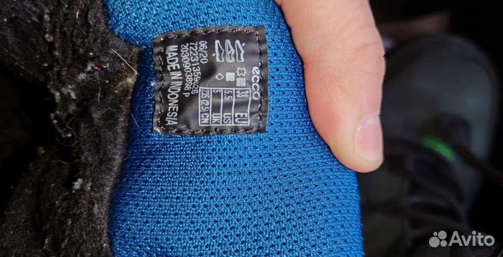 Ботинки ecco 38 размер