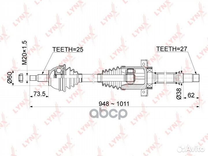 Привод в сборе R mercedes-benz A150-200(W169) C