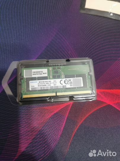 Оперативная память SO-dimm DDR5 8Gb Samsung