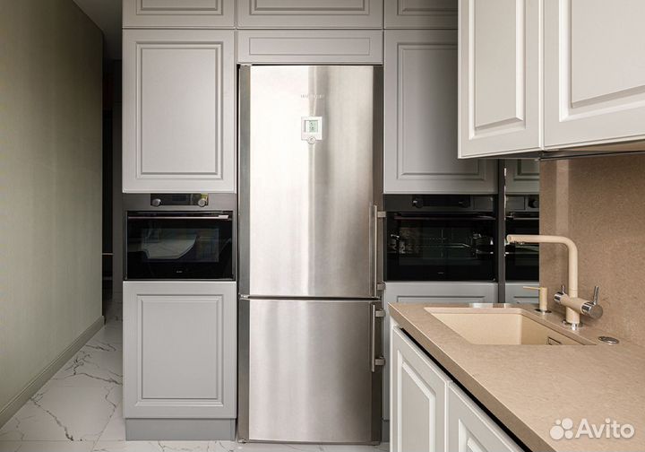 Кухня на заказ с доводчиками