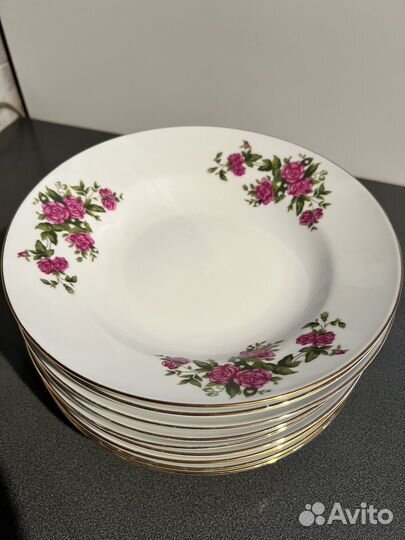 Тарелки суповые времён СССР (пр-во Китай)