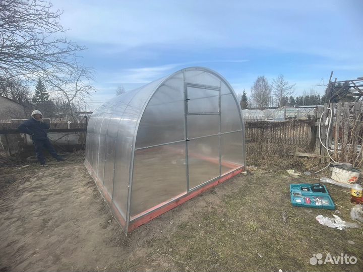 Теплица оцинкованная