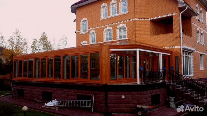 Стеклянная крыша, Остекление террас