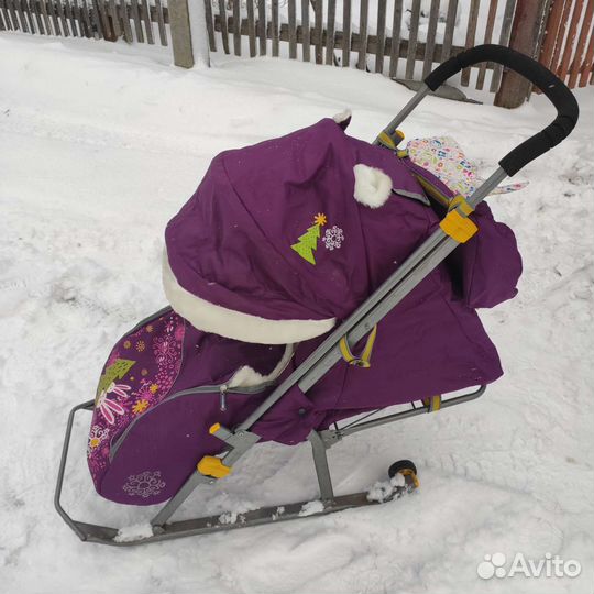 Санки коляска ника