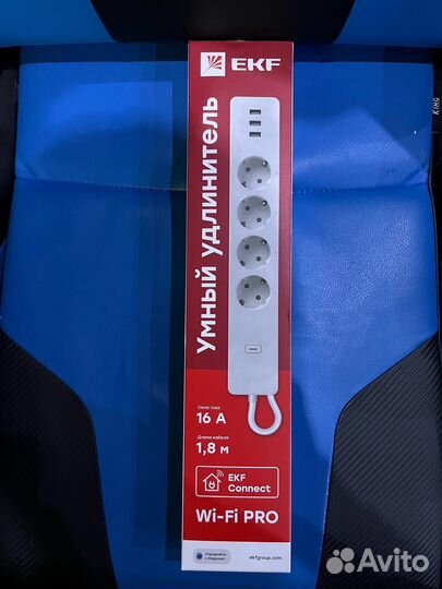 Умный удлинитель (Алиса/Маруся) EKF Connect Pro