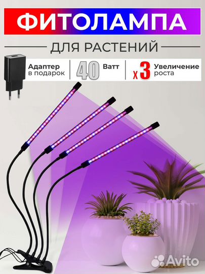 Фито лампа для растений