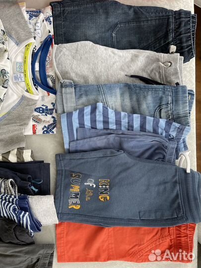 Вещи пакетом на мальчика 110