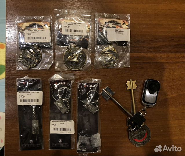 Брелок world of tanks в ассортименте