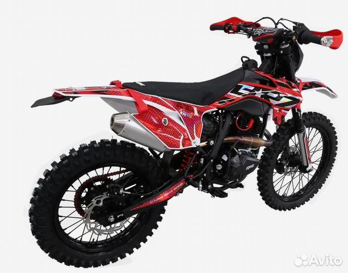Мотоцикл Кросс/Эндуро BRZ MX5 PR300 RED