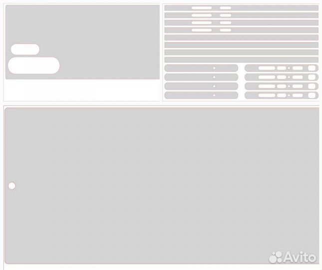 Гидрогелевая пленка для Samsung Galaxy и др мобил