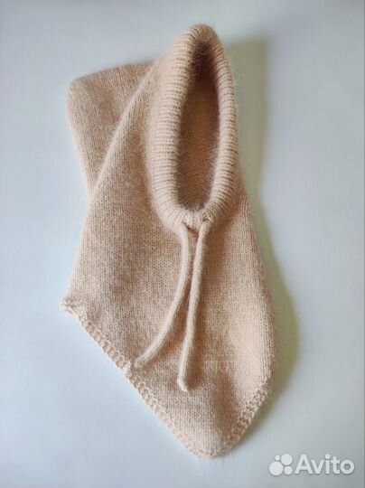 Капор капюшон женский из пуха норки