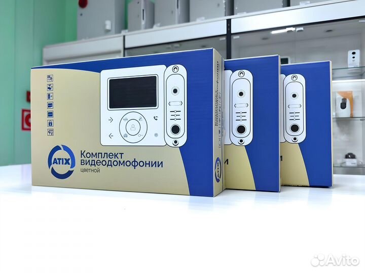 Комплект домофона Atix AT-I-K410C/T