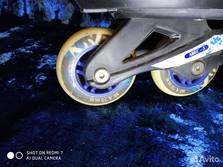 Роликовые коньки раздвижные 34-38 р-р