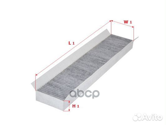 Фильтр салонный угольный CAC19240 Sakura