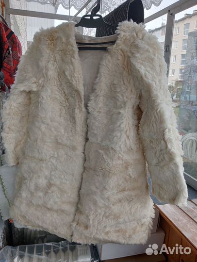 Эко шубка демисезон М тренд 2024