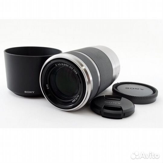 Объектив Sony 55-210mm f/4.5-6.3 E (SEL-55210) сер