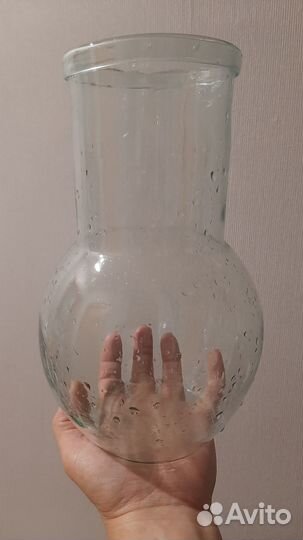 Крынка стеклянная