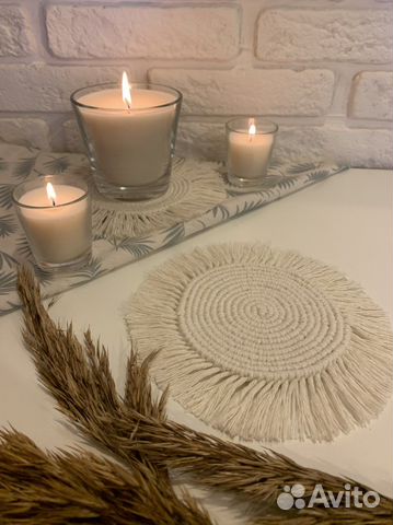 Набор 4 шт, салфетки сервировочные