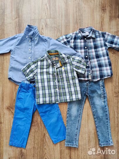 Большой пакет одежды на мальчика 2-3 года (98 рр)