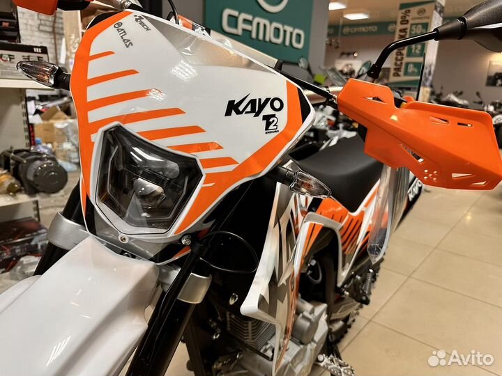 Мотоцикл кроссовый kayo T2 300 enduro PR 21/18