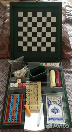 Набор настольных игр 7 в 1 (шахматы, шашки, нарды)