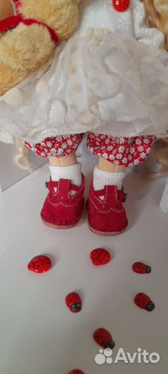 Кукла интерьерная, кукла тыквоголовка, тильда