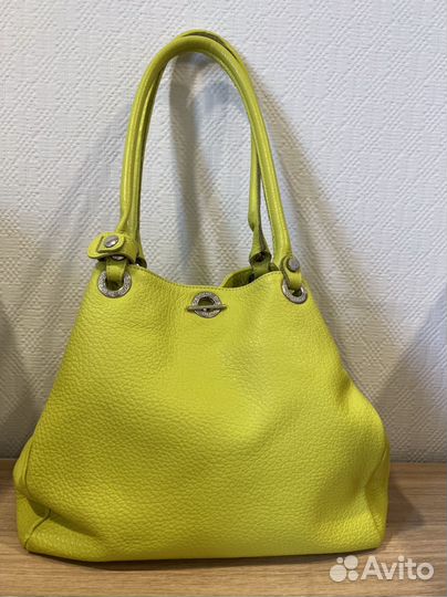 Сумка кожаная Di Gregorio DI010bwblu59 Италия